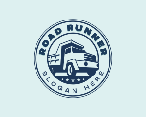 Cargo Dump Truck logo design