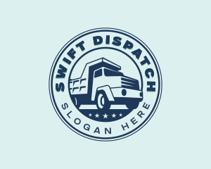 Cargo Dump Truck logo design