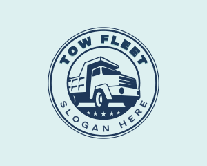 Cargo Dump Truck logo design