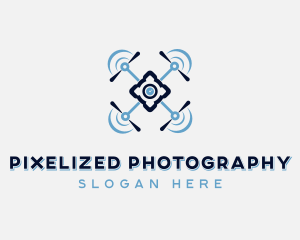 Videography Camera Drone logo design