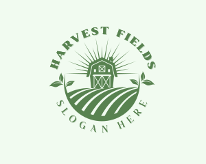 Farm Barn Field logo design