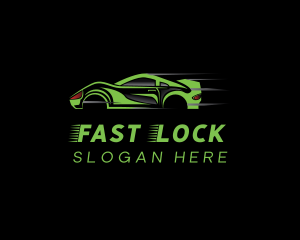 Fast Racing Car logo design