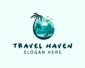 Tourist Beach Island logo