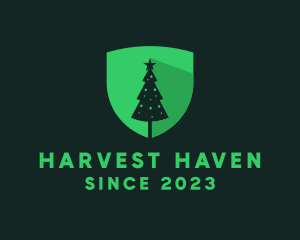 Christmas Tree Holiday logo design