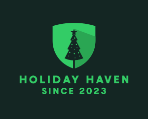 Christmas Tree Holiday logo design