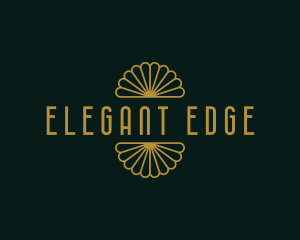 Retro Art Deco Hotel logo design