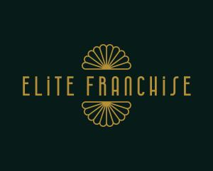 Retro Art Deco Hotel logo design