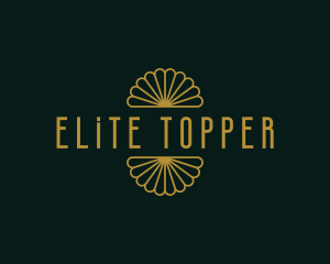 Retro Art Deco Hotel logo design