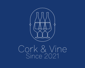 Wine Bar Badge logo