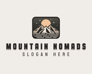 Mountain Nature Adventure  logo design