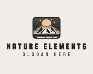 Mountain Nature Adventure  logo design