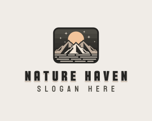 Mountain Nature Adventure  logo design