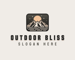 Mountain Nature Adventure  logo design