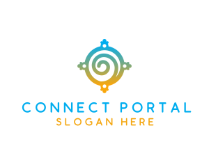 Portal Spiral Window logo design