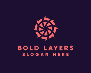 Pink Shutter Lens logo design