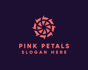 Pink Shutter Lens logo design