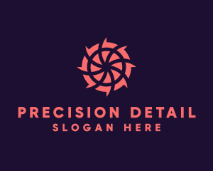 Pink Shutter Lens logo design