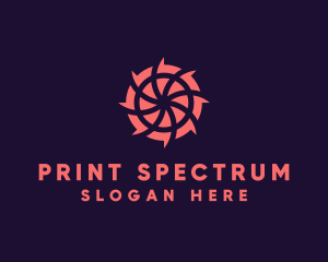 Pink Shutter Lens logo design