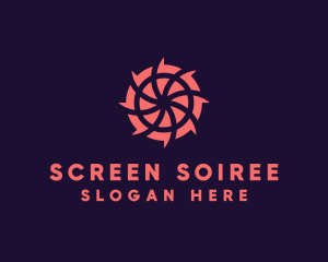 Pink Shutter Lens logo design