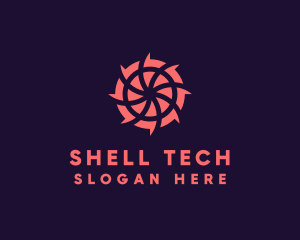 Pink Shutter Lens logo design