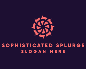 Pink Shutter Lens logo design