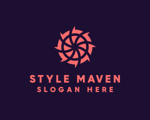 Pink Shutter Lens logo design