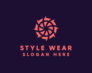 Pink Shutter Lens logo design