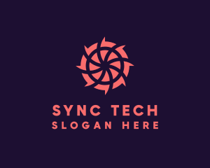 Pink Shutter Lens logo design