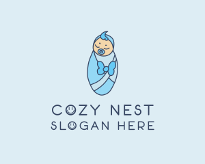 Newborn Baby Swaddle logo