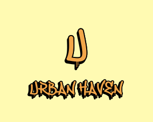 Colorful Urban Graffiti logo design