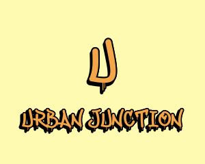 Colorful Urban Graffiti logo design