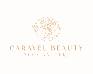 Floral Beauty Wellness logo design