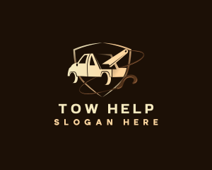 Shield Tow Truck logo