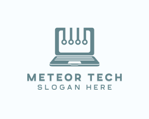 Computer Laptop Tech logo design