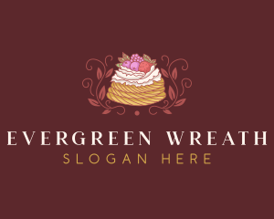 Berries Pastry Dessert logo design