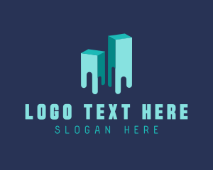 Modern 3D Building logo