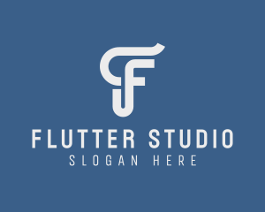 Boutique Studio Letter F logo design