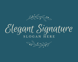 Elegant Premium Wedding logo design