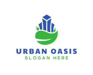 Nature Urban City logo design