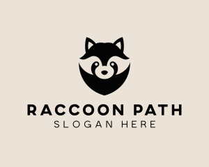 Raccoon  Wildlife Animal Zoo   logo design