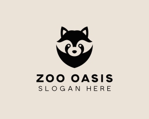 Raccoon  Wildlife Animal Zoo   logo design