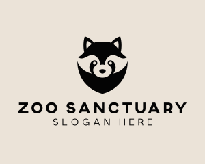 Raccoon  Wildlife Animal Zoo   logo design