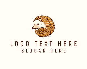 Baby Hedgehog Cartoon logo