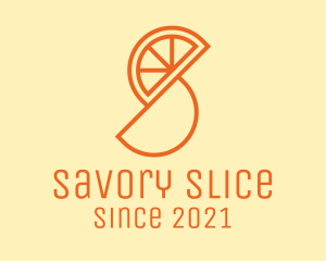 Orange Fruit Slice  logo design