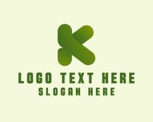 3D Modern Letter K Business Logo