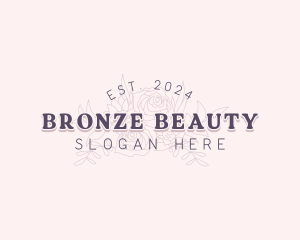 Perfume Floral Beauty logo design