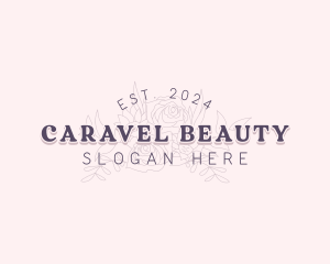 Perfume Floral Beauty logo design