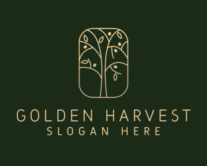 Golden Tree Horticulture logo design