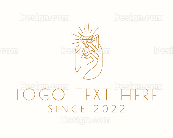 Luxury Diamond Jeweler Logo