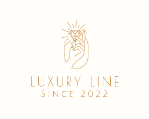 Luxury Diamond Jeweler logo design